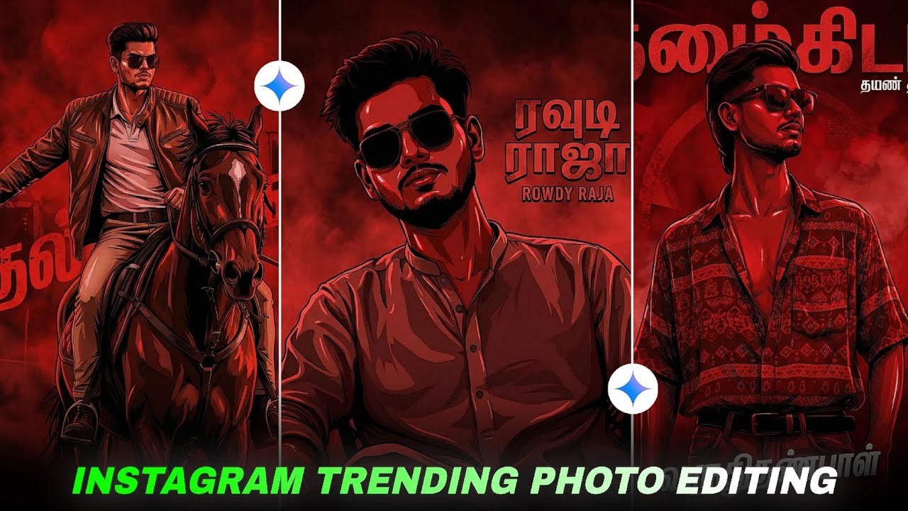 Instagram Trending Photo Editing 🔥 Red Cinematic Look | AI Photo Editing 2026 | Gemini viral prompt 