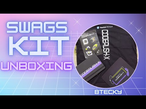 Newton School Swags Kit Unboxing 2023 ||  @btecky