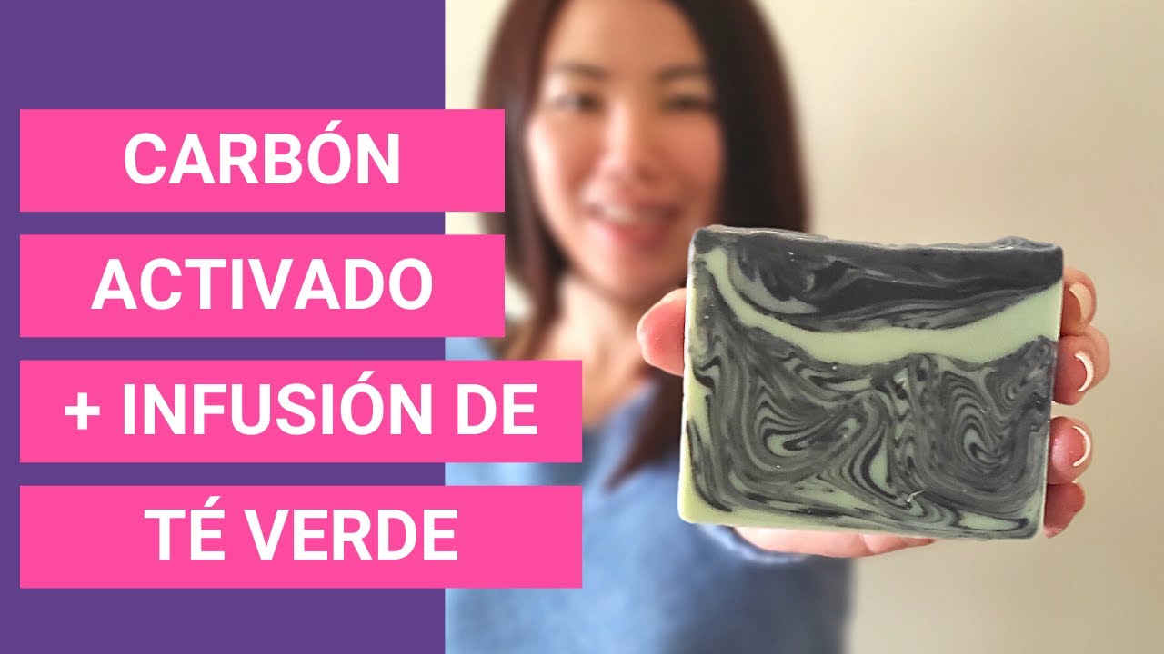 Jabón Artesanal de Carbón Activado e Infusión de Té Verde | Sanae