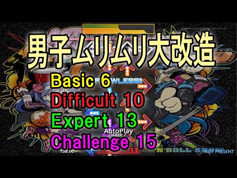 【STEPMANIA】男子ムリムリ大改造[Danshi Muri Muri Dai Kaizo] /泉こなた、柊かがみ、柊つかさ、高良みゆき[Konata,Kagami,Tsukasa,Miyuki]
