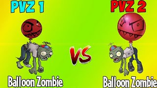 All Zombies Pvz 1 vs PvZ 2 - Who Will Win? - Team Zombie vs Team Zombie