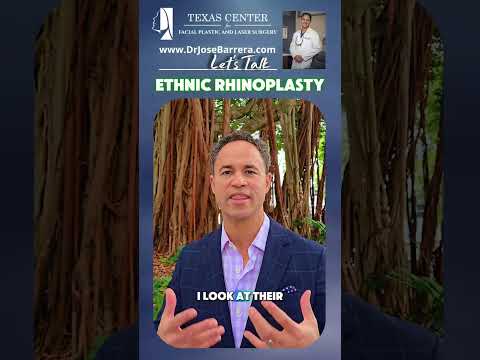 Video thumbnail: Ethnic rhinoplasty is not about changing identity— Every nose is unique. The goal is refinement. · Dr. Jose Barrera
