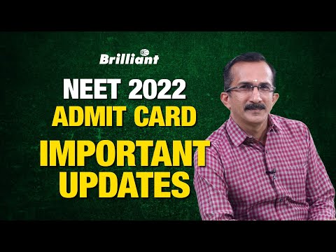 NEET 2022 | ADMIT CARD | Important Updates