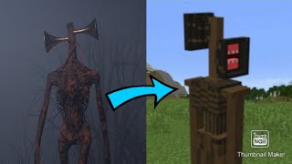 SIREN HEAD IS IN MINECRAFT (MC SirenHead Addon/Mod) screenshot 1