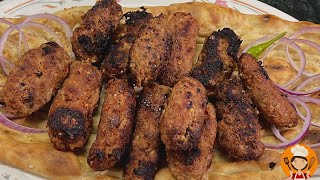 Beef kabab recipe |Restaurant Style beef Kabab recipe | Beef Kabab on tawa recipe