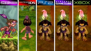 Tak The Great Juju Challenge (2005) GBA vs DS vs PS2 vs GameCube vs XBOX (Graphics Comparison)