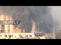 Lebanon: Fires rage after major explosion near Beirut port