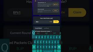 Today binance red packet code 🧧🎁 #redpacketcodeinbinance #binance