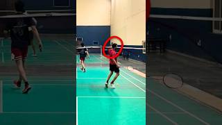 Net play gone wrong, Lost the point  #badminton