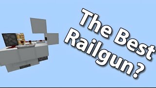 Mini Railgun For Bedrock 🔥(1 HIT KILL) 