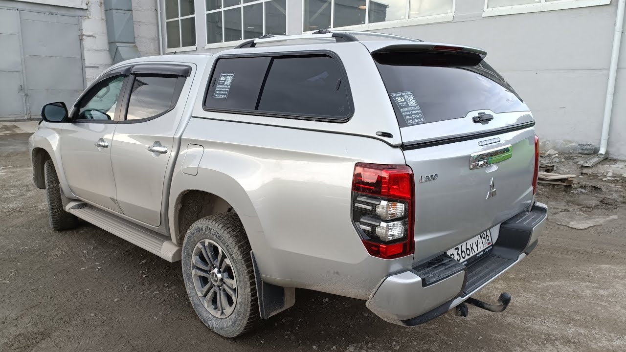 Кунг Alpha GSS для Мицубиси Л200'2022: дверь на раме, сдвижные окна ...