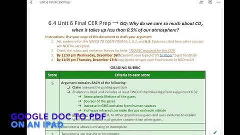 How to turn a Google Doc into a PDF on an iPad