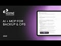 Using GenAI with Commvault MCP for Backup, Restore & Ops Automation | Walkthrough