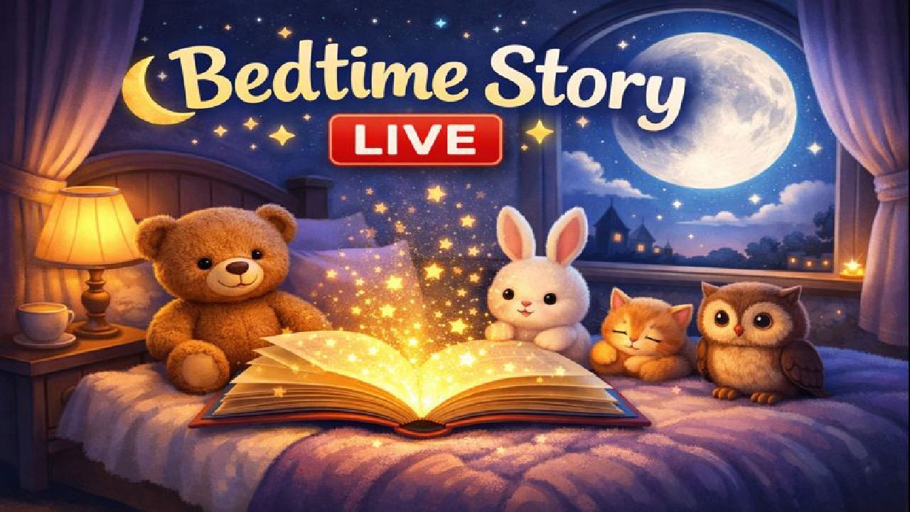 🧸 Bedtime Story LIVE for Kids | Sone Se Pehle Pyari Kahani 🌟