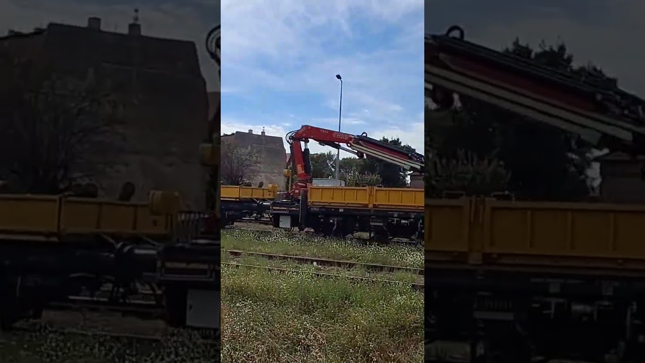 Manewry drezyny  dh-350 na stacji Ząbkowice Śląskie 