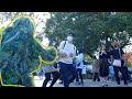 Bushman Prank 48: Saw it coming but still scared me ブッシュマン・ドッキリ48: 知ってても怖いよ
