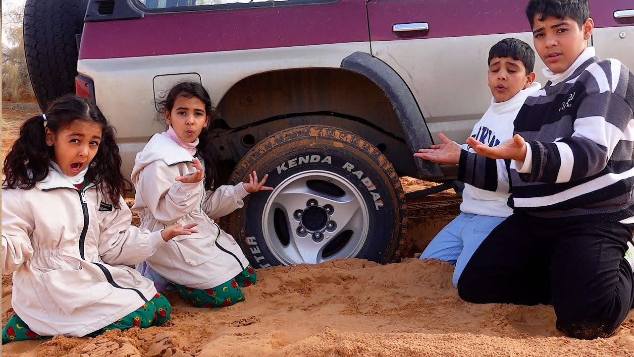 فيلم تعلقنا في صحراء و شفا و ميمي خافوا ! شفا