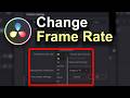 DaVinci Resolve Cant Change Frame Rate - Quick Fix