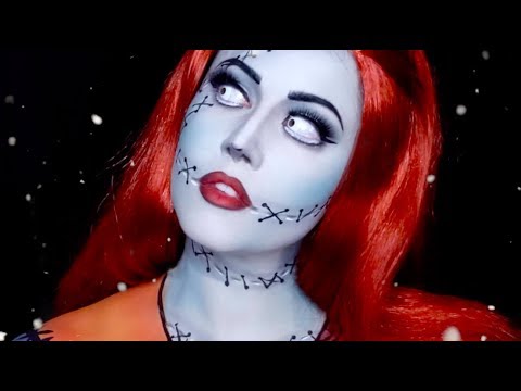 Sally Nightmare Before Christmas Halloween MakeupTutorial - YouTube