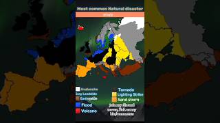 Most common natural disaster in Europe #edit #history #geography #mapping #map #nature #edit