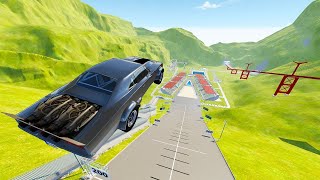 BeamNG Car Jump Arena Crashes #1