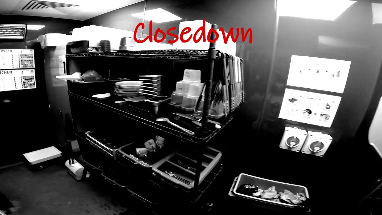 Dishwasher POV - Last Hour of Shift