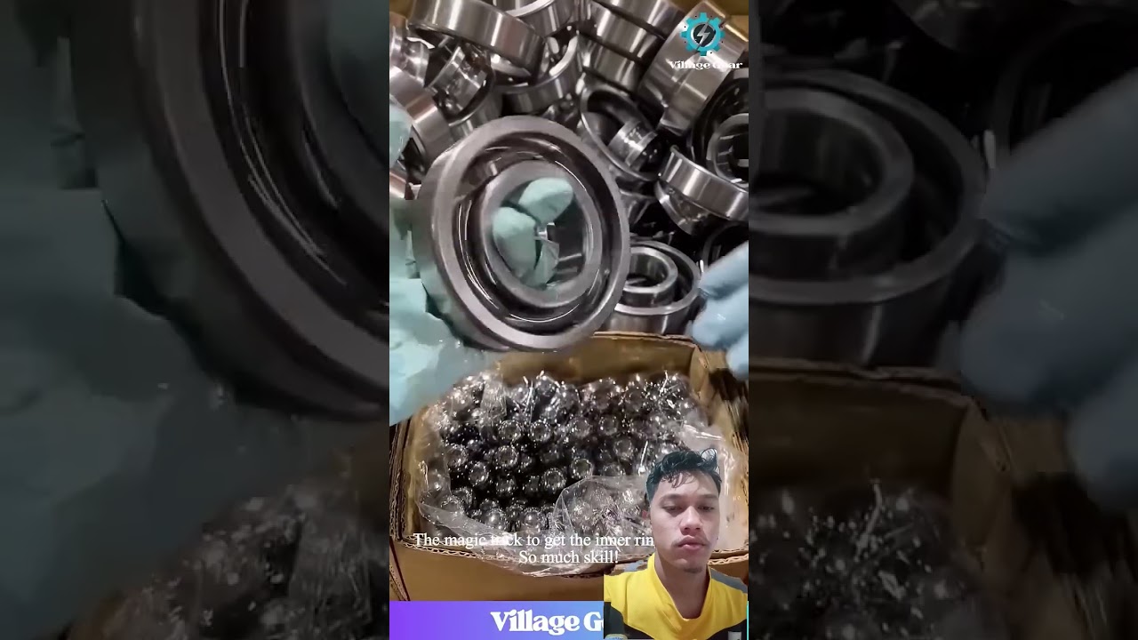 Ever Wonder How a BEARINg is Made? 🤔 Watch This INCREDIBLY Satisfying Assembly Process! 