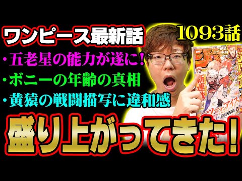 黄猿VSルフィに違和感！！ボニーの年齢の謎とルッチの発言の真意とは！？【 ワンピース 考察 最新 1093話 】※ジャンプ ネタバレ 注意