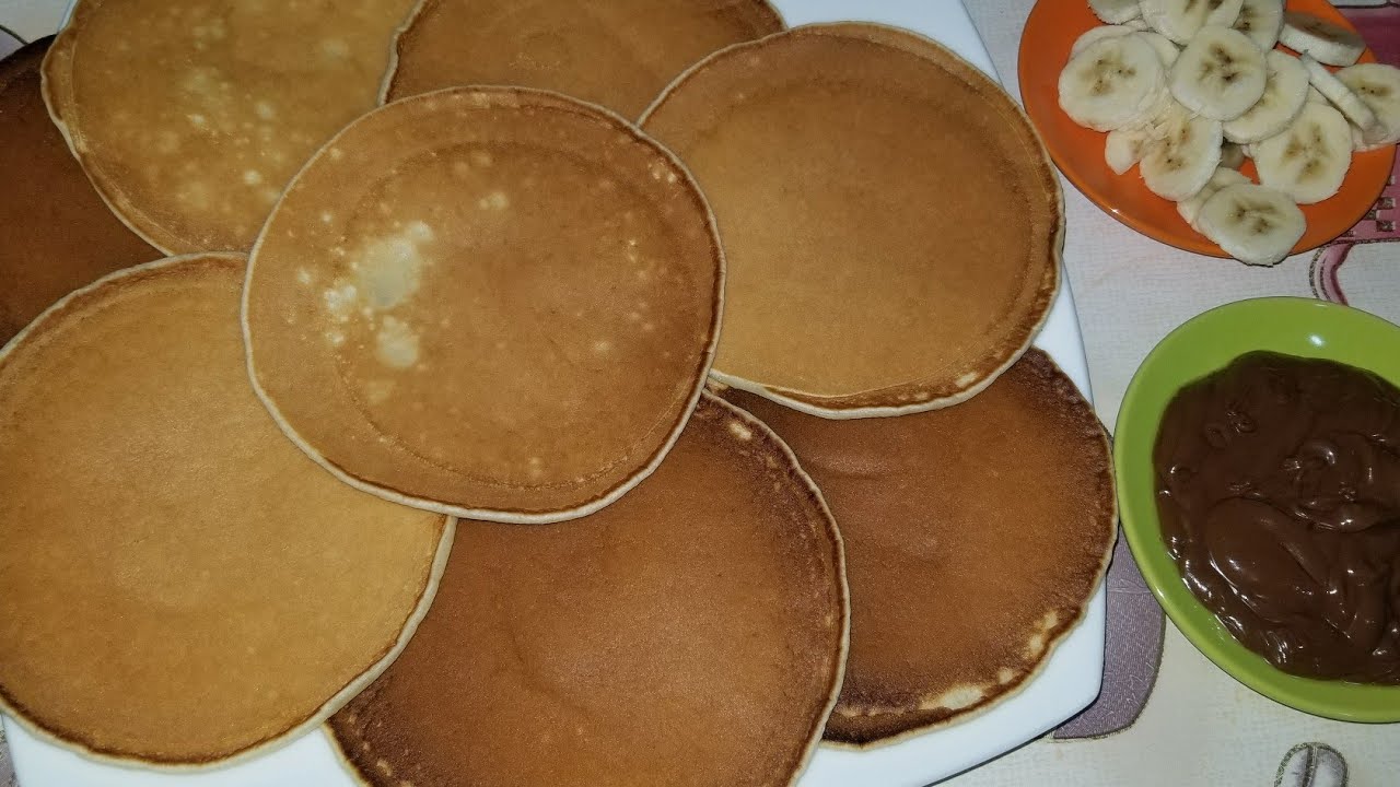بان كيك بحبة بيص فقط🥞ناجح 100%بمقادير مضبوطة حفيف ريشة✔