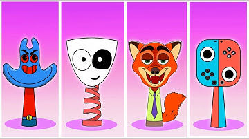 Incredibox Sprunki ALL OC Phases 4 Compilation Incredibox Complete Man Ray Phase