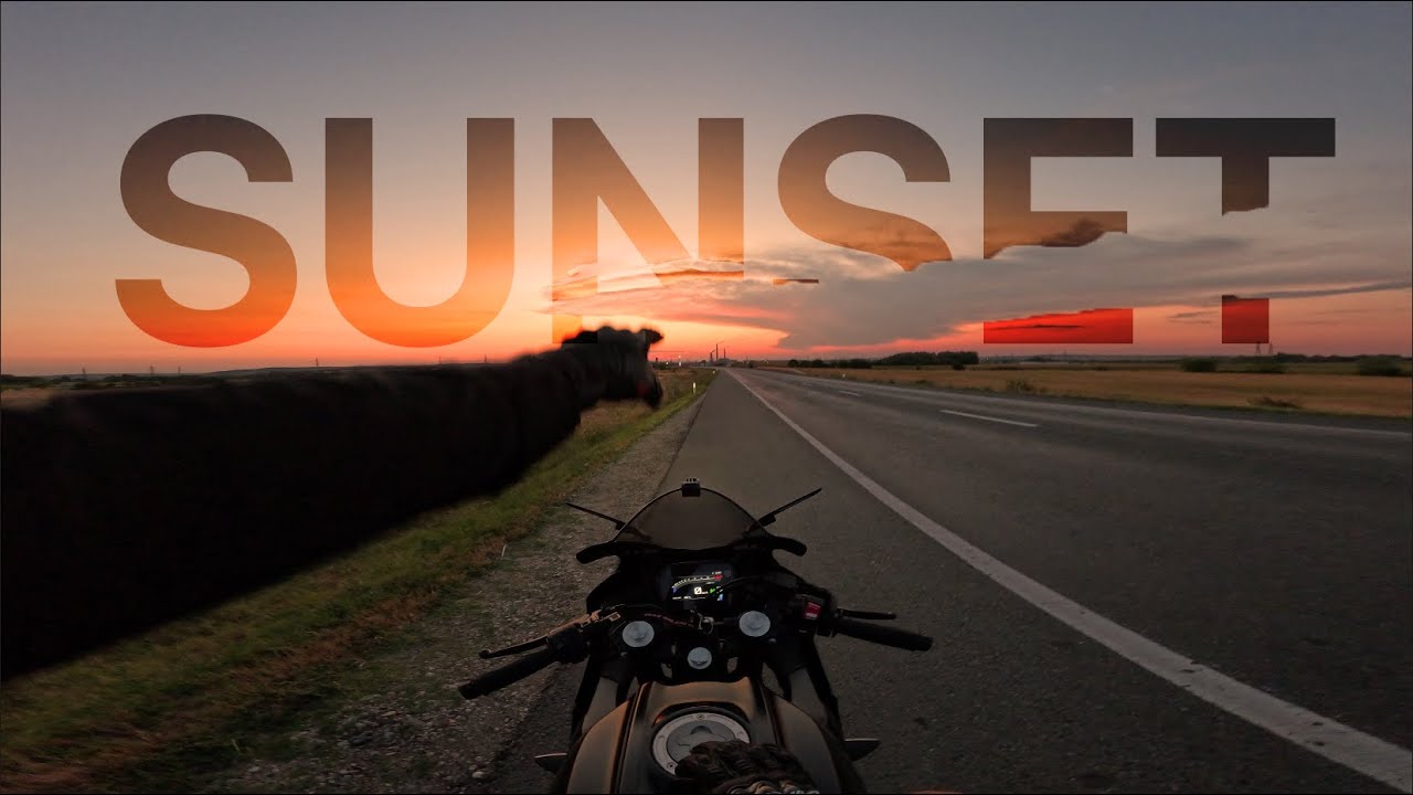 SUNSET RIDE | POV Yamaha R125