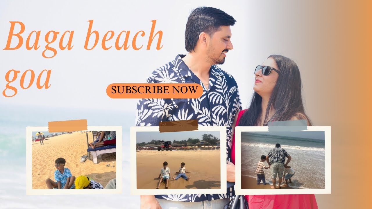 Goa calangute beach , Baga beach vlog I #vlog #goa #goabeach 