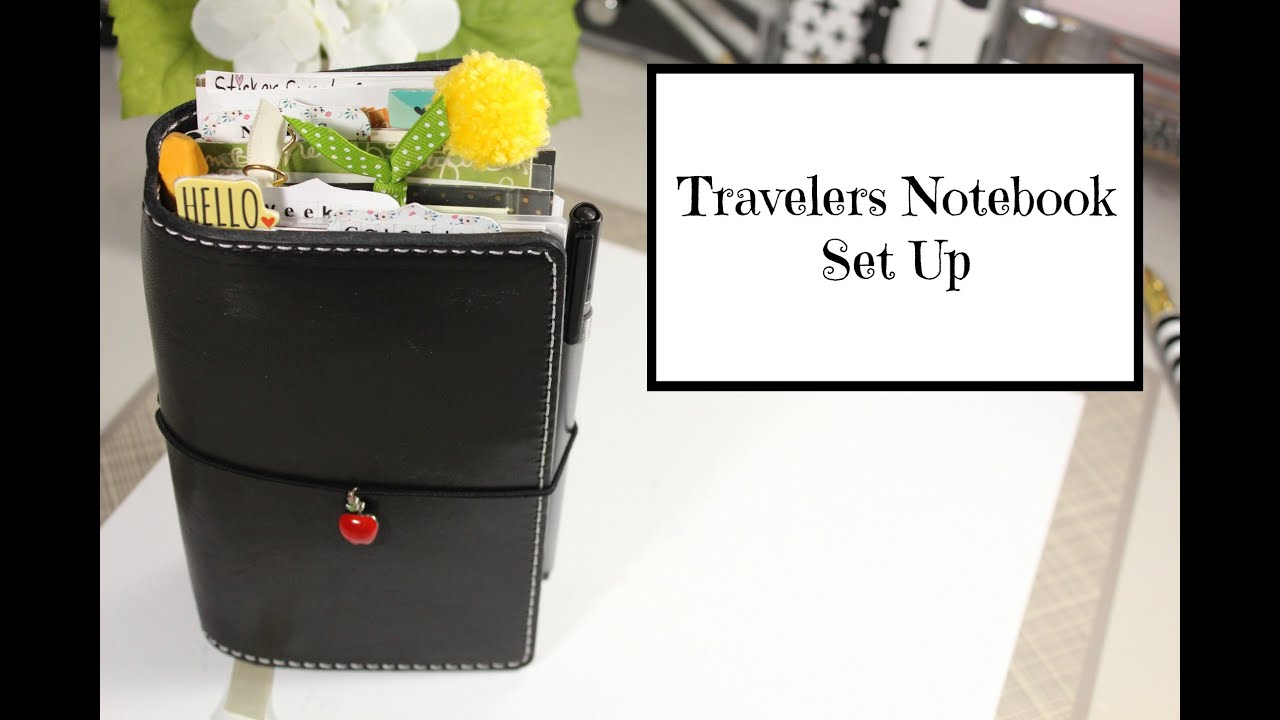 Travelers Notebook Set Up Chic Sparrow Mr Darcy - EbbyDoesItAll