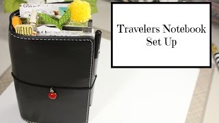 Travelers Notebook Set Up Chic Sparrow Mr Darcy - EbbyDoesItAll