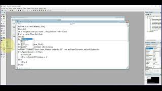 Visual basic 6.0 | Payroll Project 'frmLoanMaster delete data' | CodeLearning