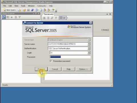 Attack file .MDF in to SQL Server
