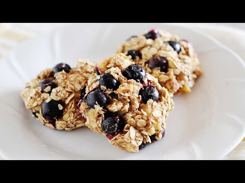 Healthy Blueberry Breakfast Cookie Recipe