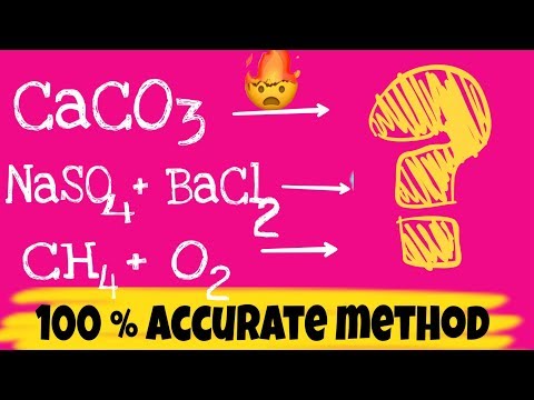 Find the PRODUCT of any CHEMICAL REACTION | How to find product side of reaction?