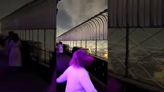I'll never take her to the Empire State Building again, she scared me, crazy Wealth