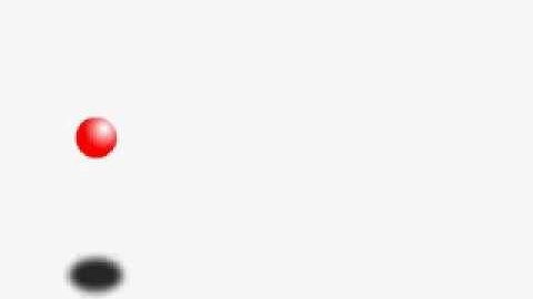 Bouncing ball with shadow