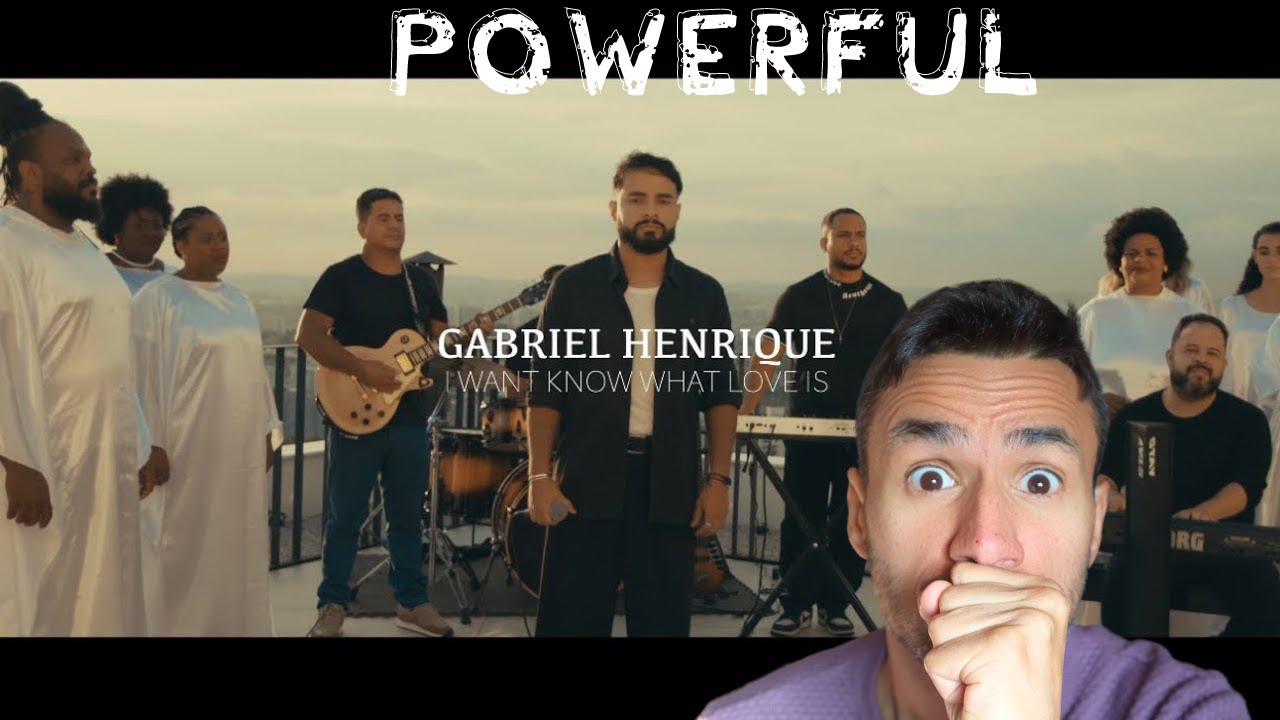 Gabriel Henrique, Coral Black To Black - I Want to Know What Love Is (REACTION)