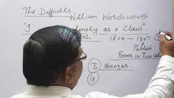 Daffodils OR I Wandered Lonely as a Cloud by William Wordsworth