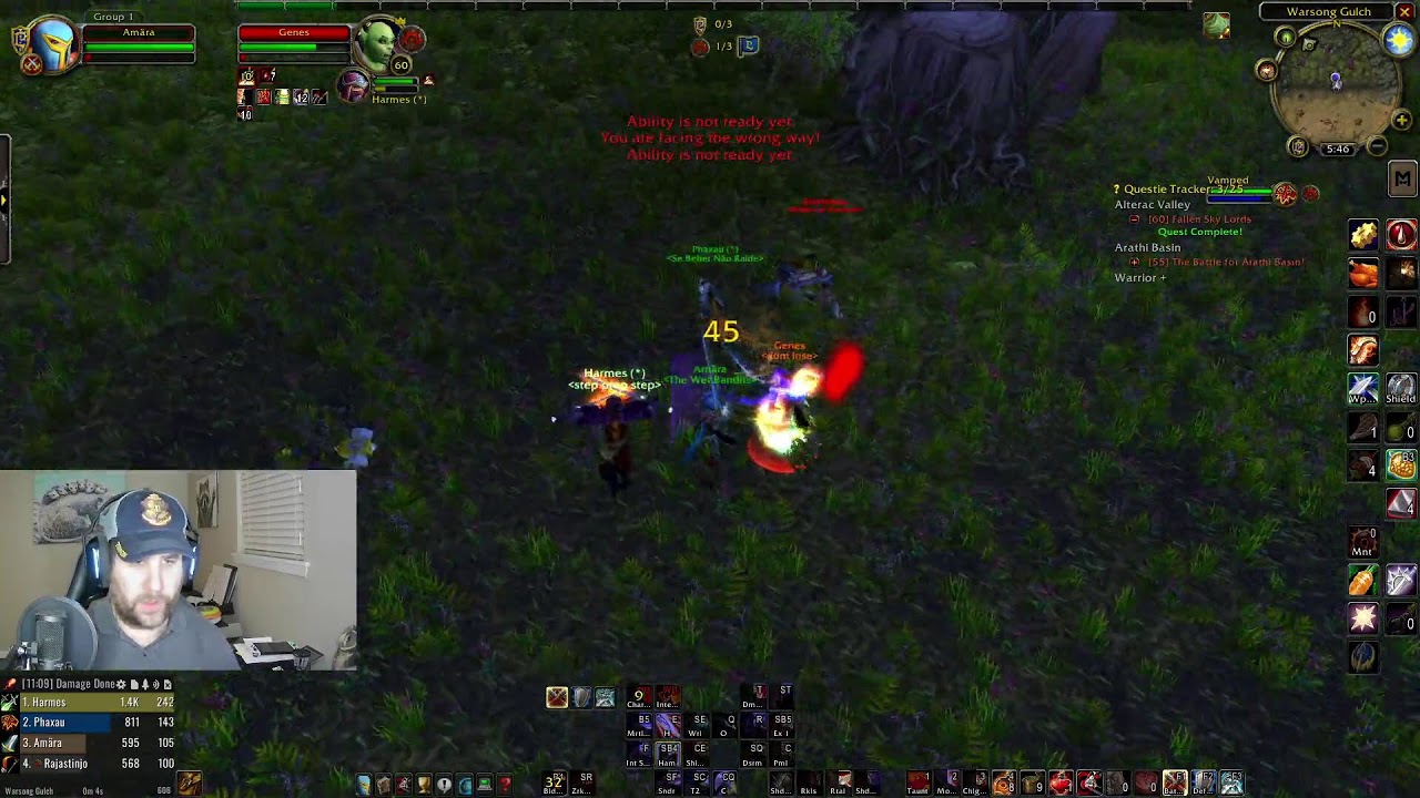 TBC Pre-patch | Level 60 Warrior | Getting Tabard then PVP