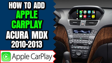 Acura MDX Apple CarPlay - How To Add Apple CarPlay Acura MDX 2010-2013 NavTool Video Interface DVD
