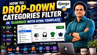 How to Create Dynamic Drop-Down Category Filter in Django | Complete Project | HTML Template