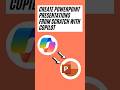 Copilot in powerpoint  create presentations from scratch microsoft