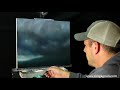 How to paint a stormy cloudy sky in oil with Tim Gagnon