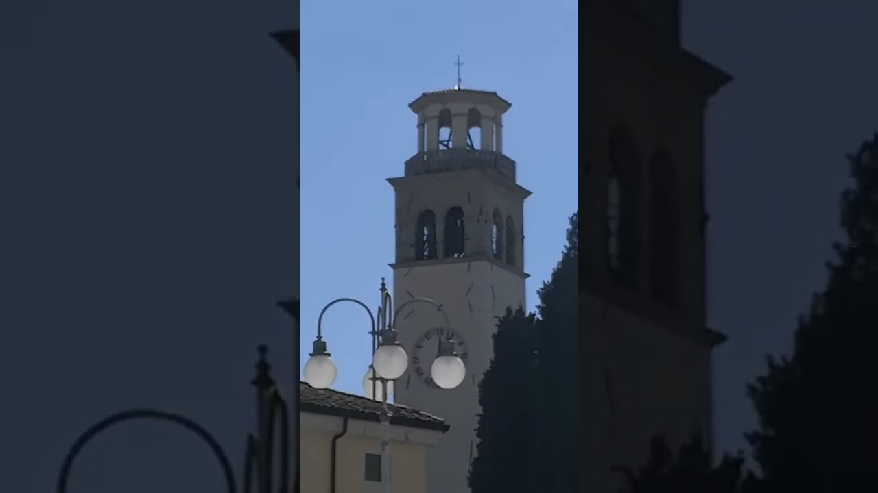 campane di Maniago (PN) duomo di San Mauro martire. Angelus festivo