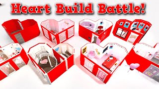 HEART HOUSE BUILD BATTLE In BLOXBURG!