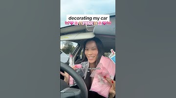 DECORATING MY FIRST CAR PINK!!💅🏼🌸🎀🩰💗 pt.3